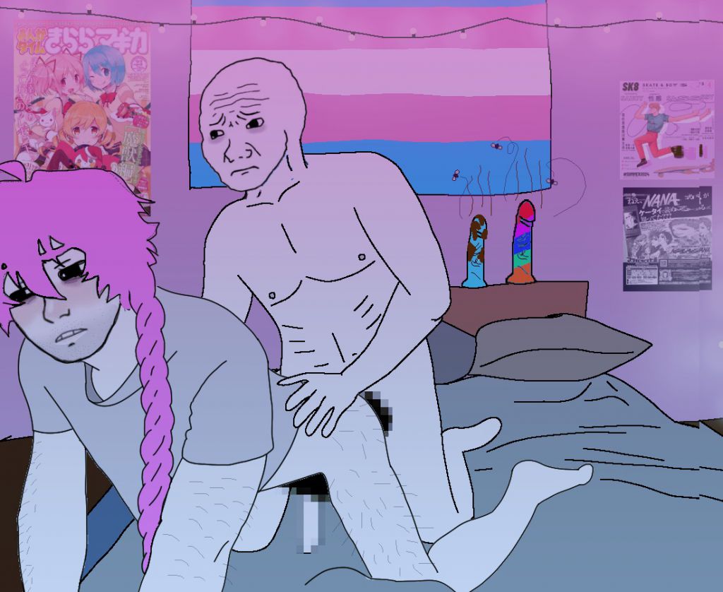 >he fell for the """""femboy""""" psyop 